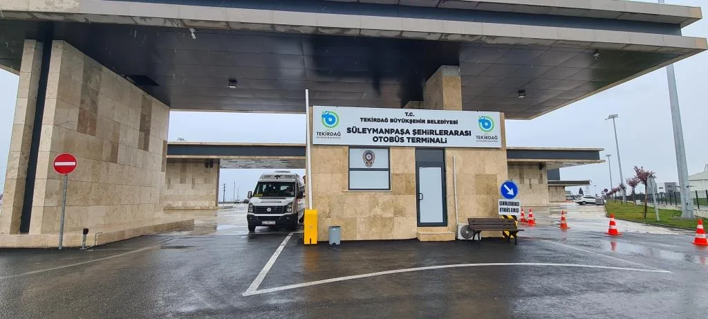 Tekirdağ Otogar ücretli otopark bariyer geçişi